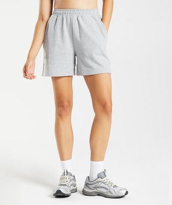 Gymshark Rest Day Sweats Shorts Dam Ljusgrå | SE 2393HAP